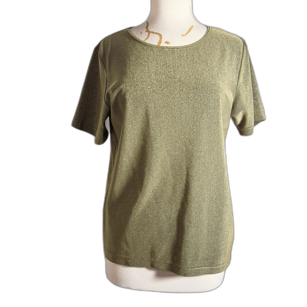 Style & Co Blouse Size M Y2k Mob Wife Old Money Dark Academia Top